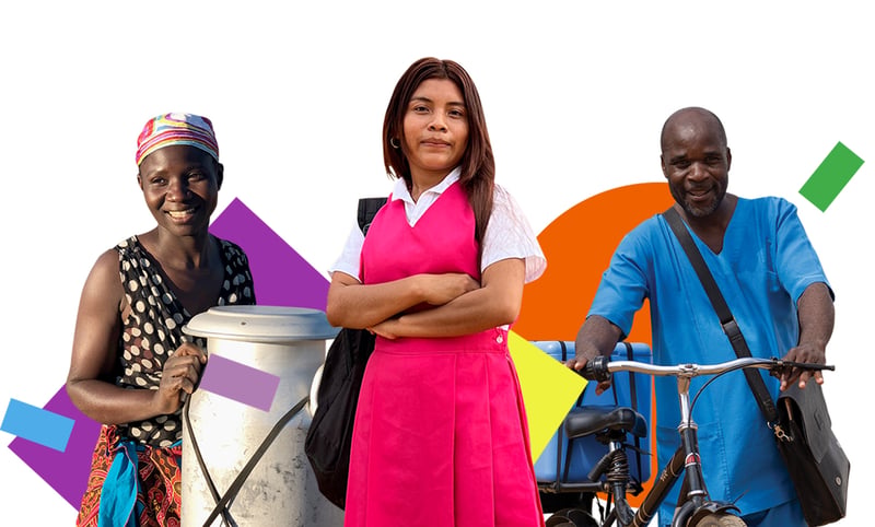 Mobilize farmers, students and health workers with bicycles.