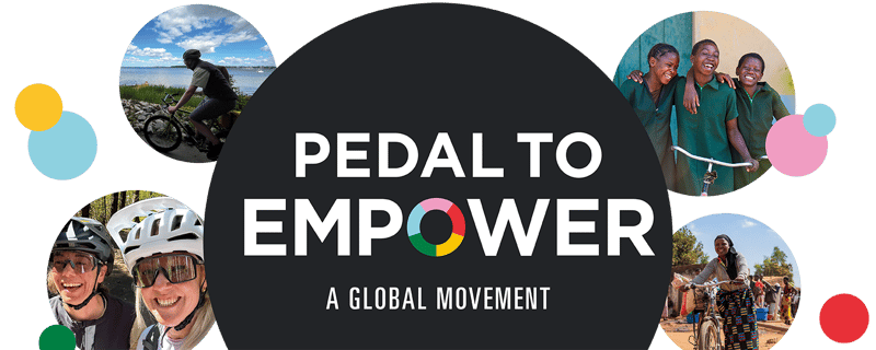 Graphic: Pedal to Empower - A Global Movement