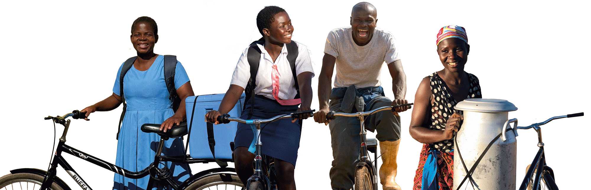 Mobilize farmers, students and health workers with bicycles.